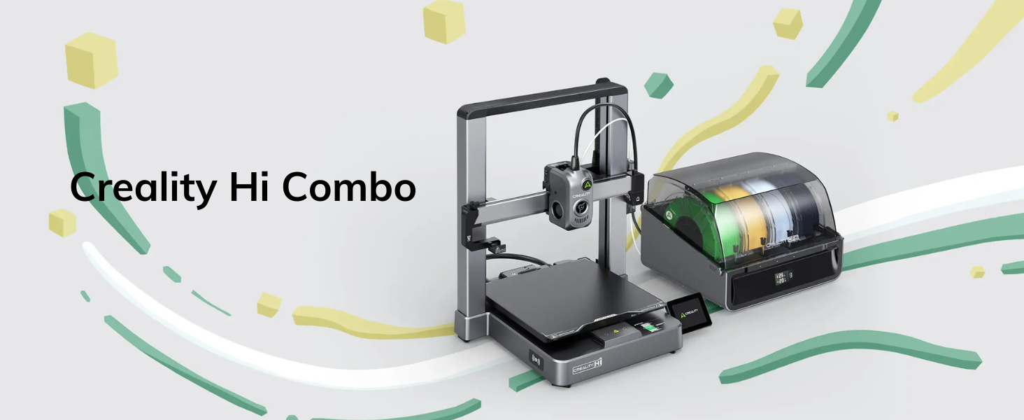 La Creality HI COMBO es una impresora 3D diseñada para ofrecer calidad profesional con facilidad de uso. Su estructura metálica, calibración automática y velocidad avanzada la convierten en una opción ideal para creadores que buscan eficiencia y precisión en cada impresión.